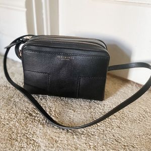 Tory Burch Block T Double Zip Crossbody